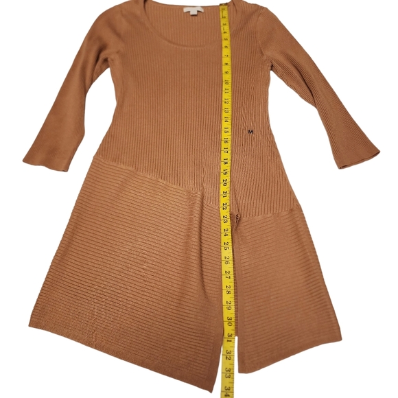 New York & Co Knit Tan Tunic Sweater NWOT - Picture 8 of 12